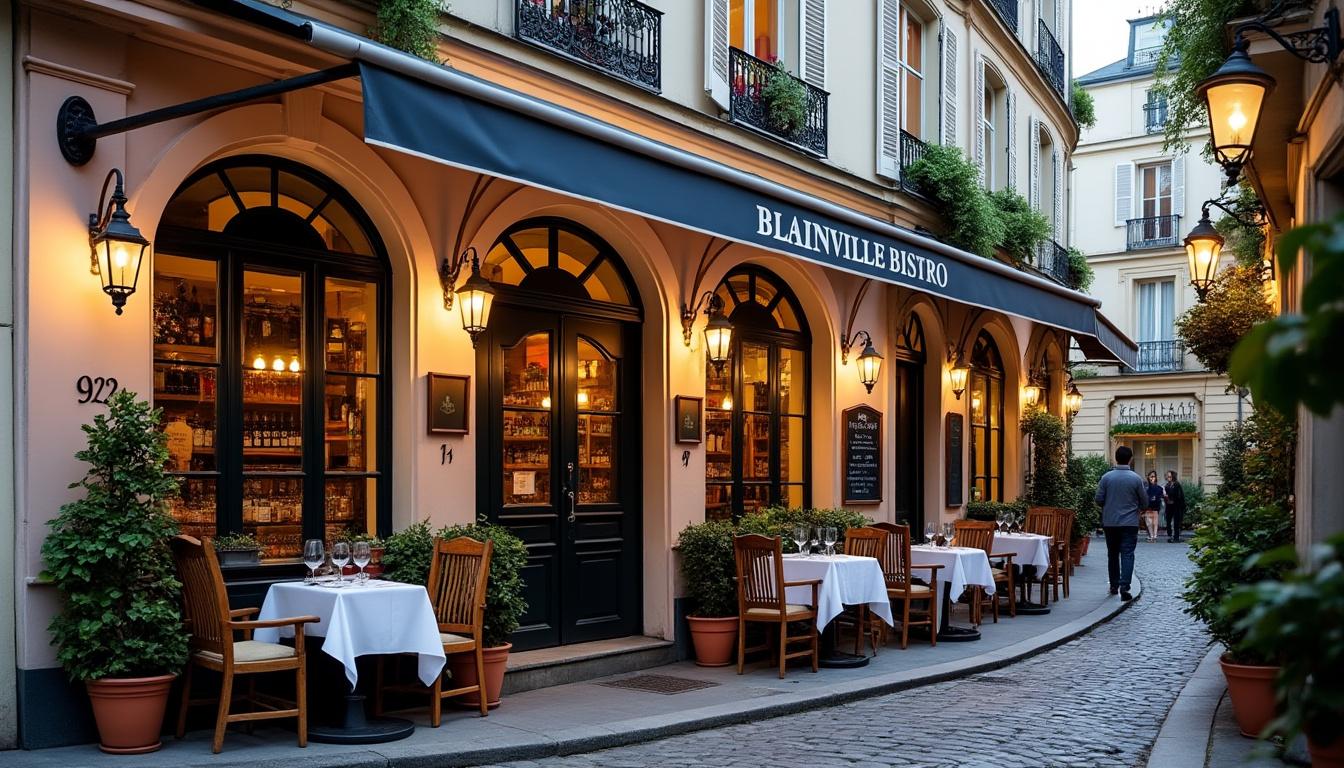 découvrez le blainville bistro dans le 2ème arrondissement de paris, un lieu au charme unique où gastronomie et ambiance conviviale se rencontrent pour une expérience inoubliable.